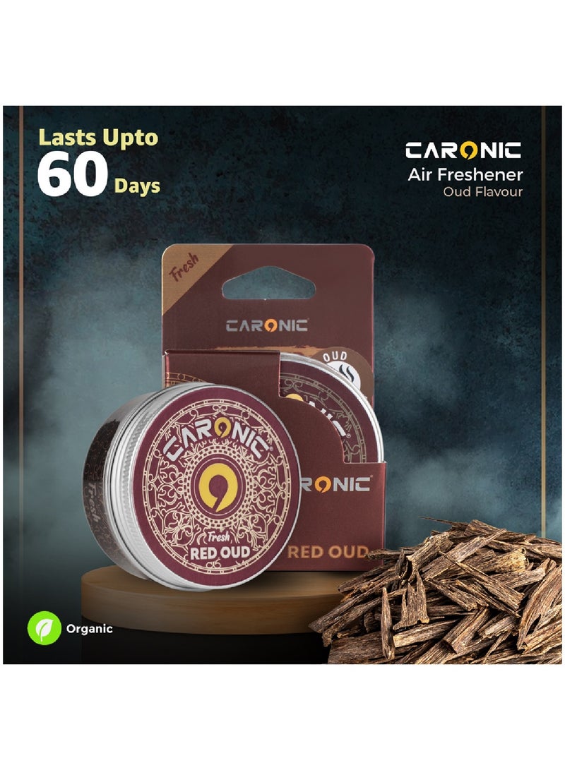 CARONIC Car Air Freshener with Adjustable Lid for Desired Strength for Auto or Home Oud Pack Of 3 - Image 4